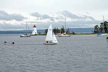 Baddeck Segelclub im Bras d’Or Lake Cape Breton